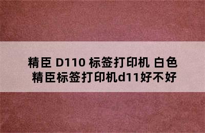 标签打印机推荐-NIIMBOT/精臣 D110 标签打印机 白色 精臣标签打印机d11好不好